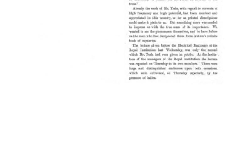 Preview of The Genius and Imaginative Mind of Nikola Tesla article