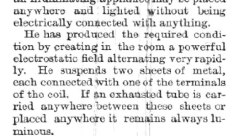 Preview of New Wonders in Electric Lighting article