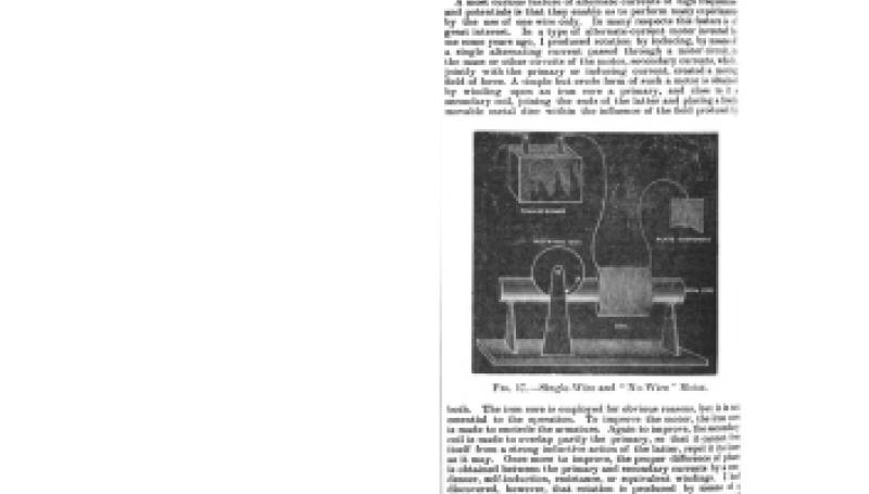 Preview of Experiments with Alternate Currents of High Potential and High Frequency - Part IV article