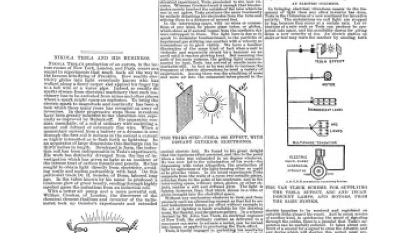 Preview of Nikola Tesla and His Business (reprint 1) article