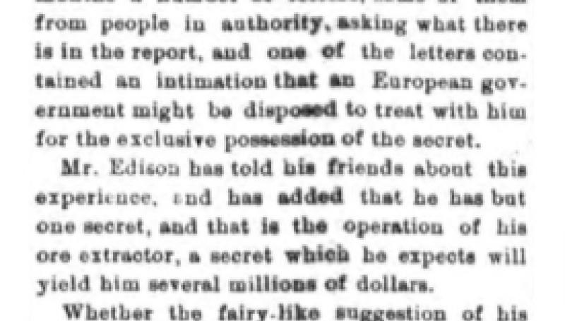 Preview of Edison and His Inventions article