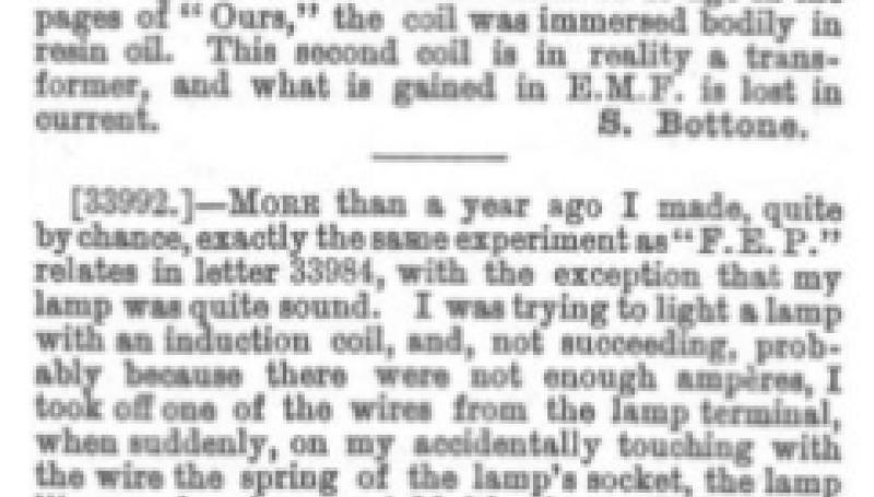 Preview of Some of Tesla's Experiments Simplified - To F. E. P. article