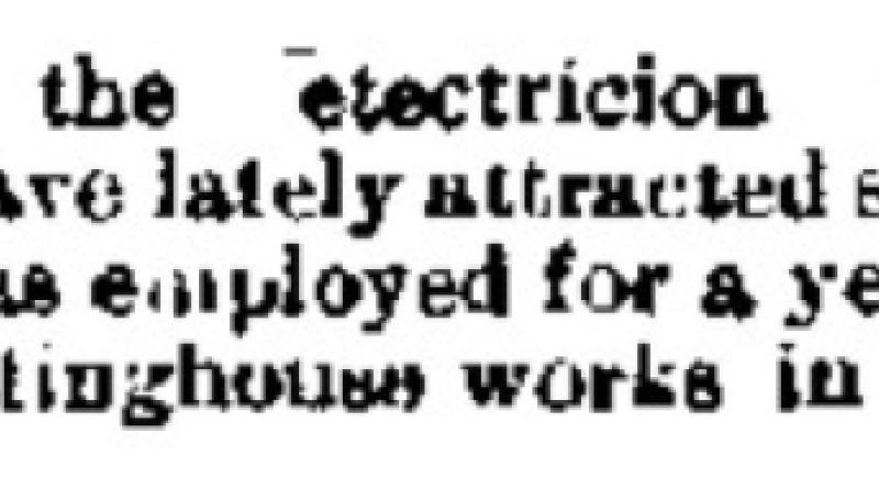 Preview of Tesla's Time at Westinghouse article