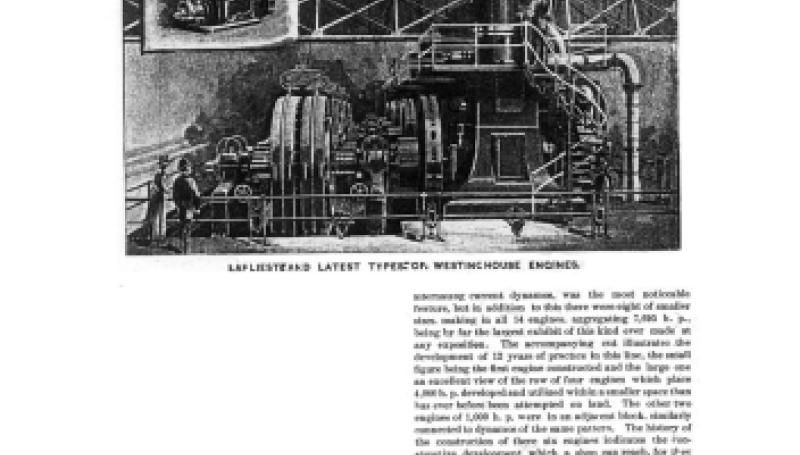 Preview of Westinghouse Engines at the World's Fair article