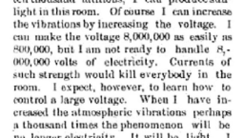 Preview of Artificial Sunlight (Dec. 15, 1893) article