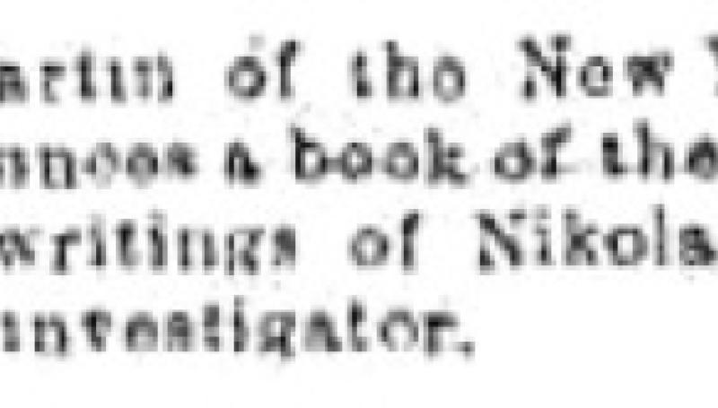 Preview of T. C. Martin Announces His New Book on Tesla article