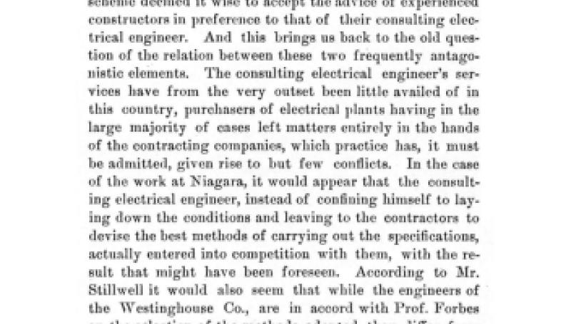 Preview of The Westinghouse Company and the Niagara Contract article