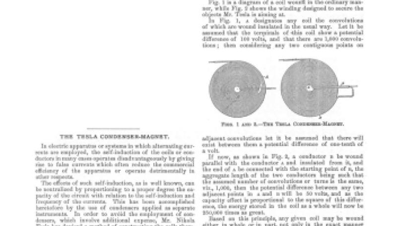 Preview of The Tesla Condenser-Magnet article