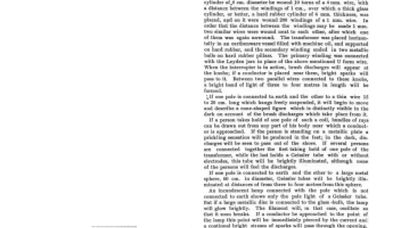 Preview of Tesla Currents with Simple Apparatus article