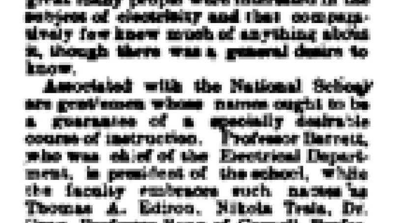 Preview of The Study of Electricity article