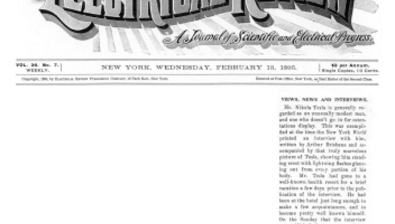 Preview of Views, News and Interviews - Tesla's Response to Fame article