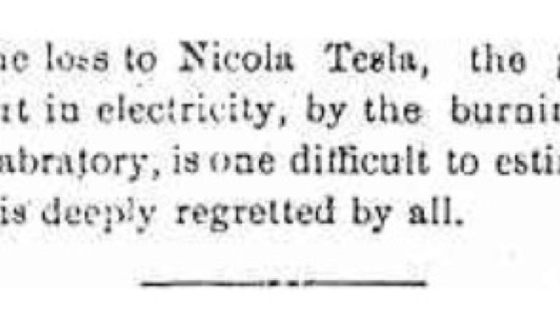 Preview of The Loss to Nikola Tesla article
