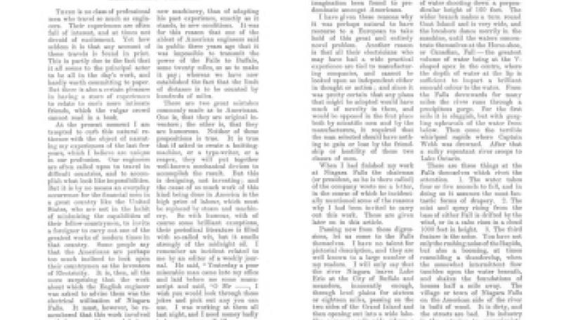 Preview of Harnessing Niagara article