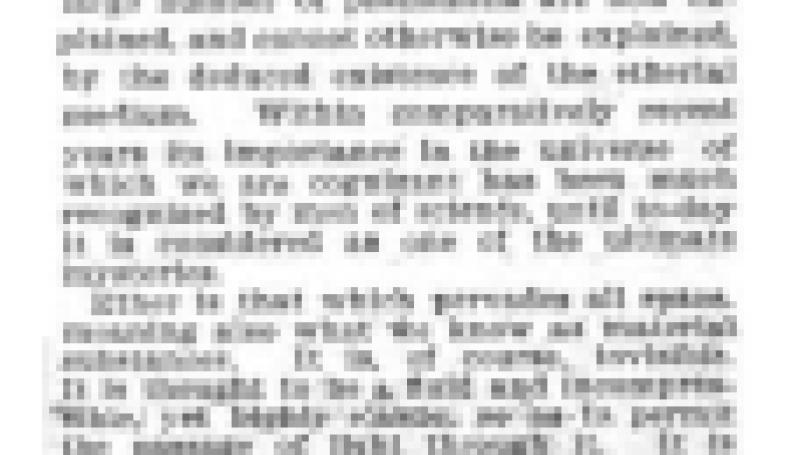 Preview of What Ether Is article