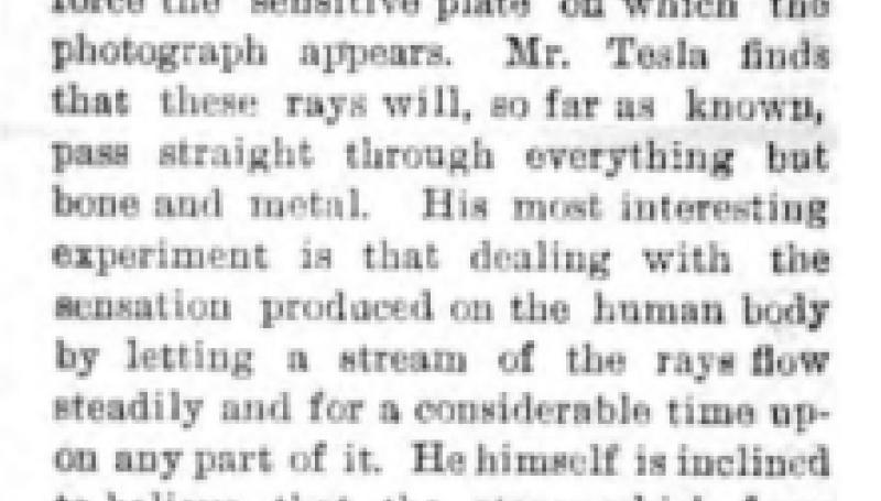 Preview of What X Rays Do article