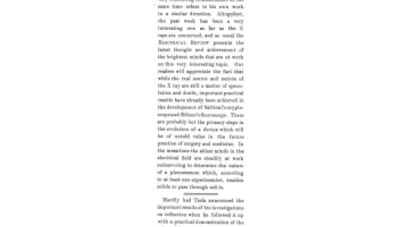 Preview of Radiography article