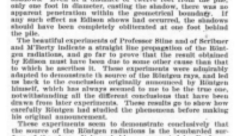 Preview of Are Roentgen Ray Phenomena Due to Sound Waves? article