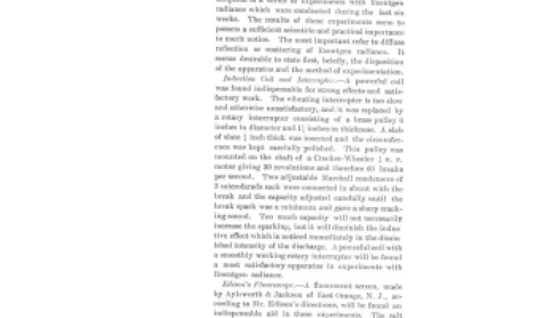 Preview of Diffusive Reflection of Roentgen Rays article