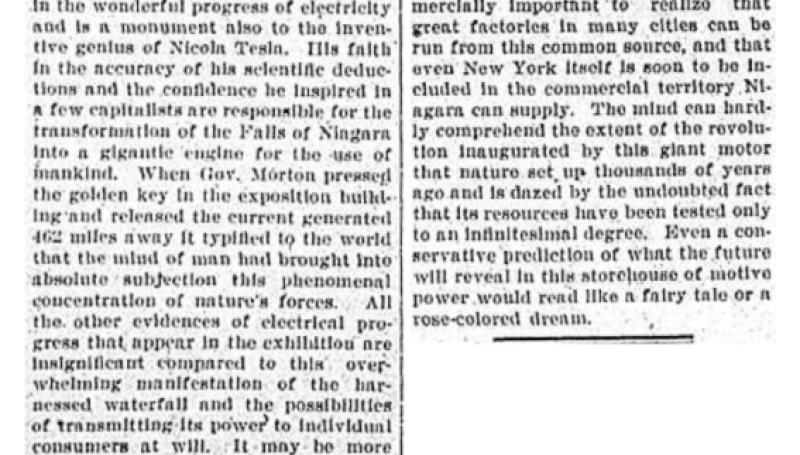 Preview of Exhibition a Monument to the Inventive Genius of Nikola Tesla article