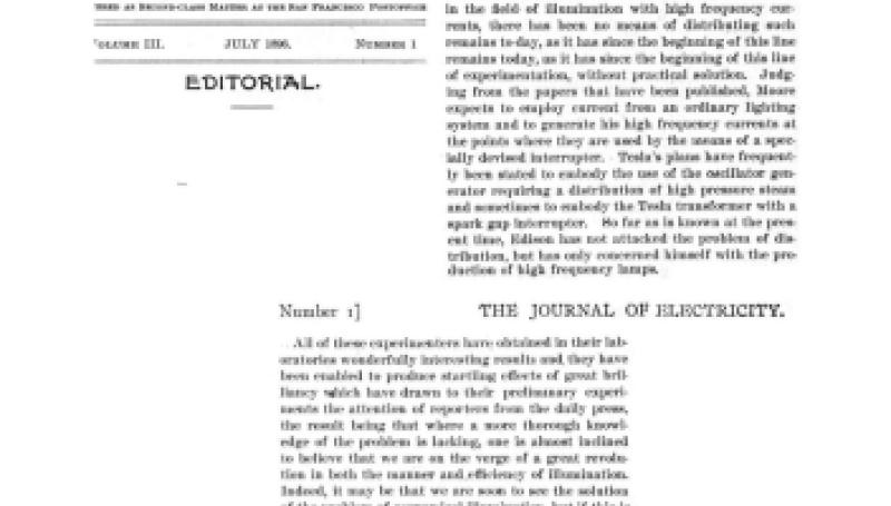 Preview of High Frequency Experiments article