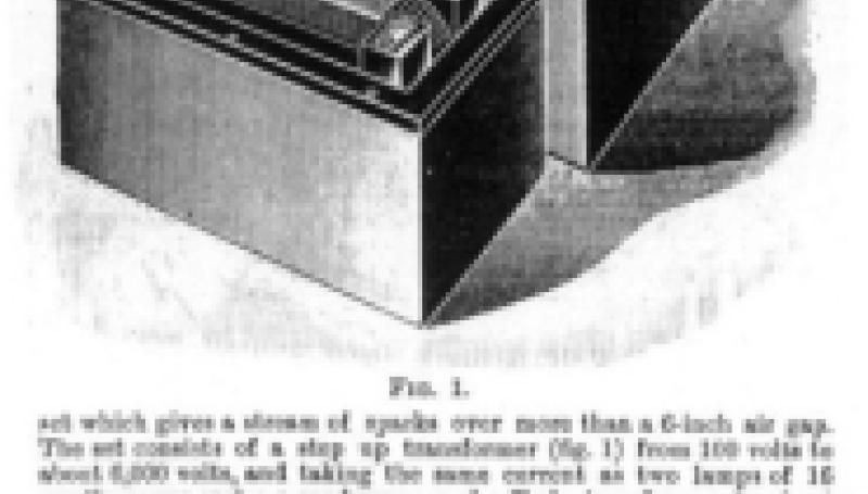 Preview of Tesla Transformers for Roentgen Photography article
