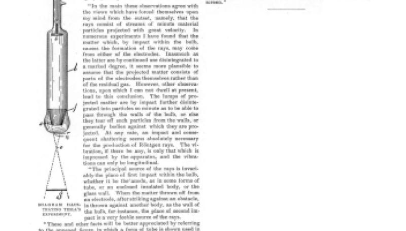 Preview of Tesla's New X-Ray Experiments article