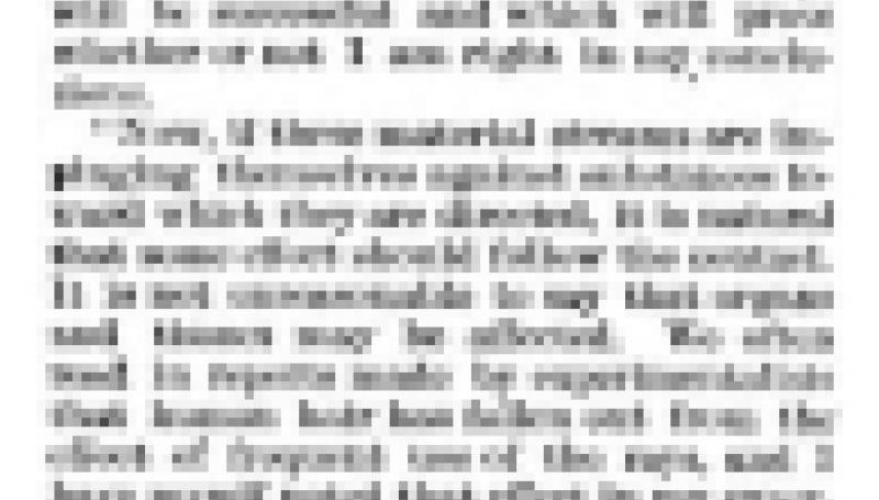 Preview of Tesla on the X Rays article