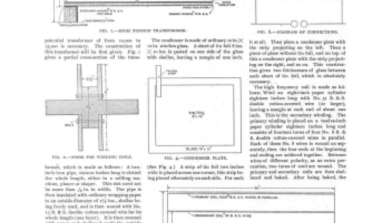 Preview of Construction of a Tesla-Thomson High Frequency Coil article