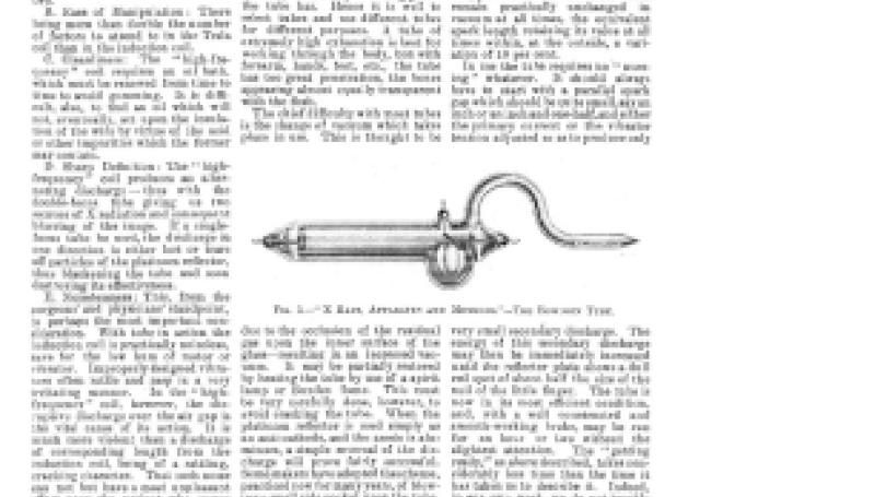 Preview of X Rays, Apparatus and Methods - Part 2 (reprint) article