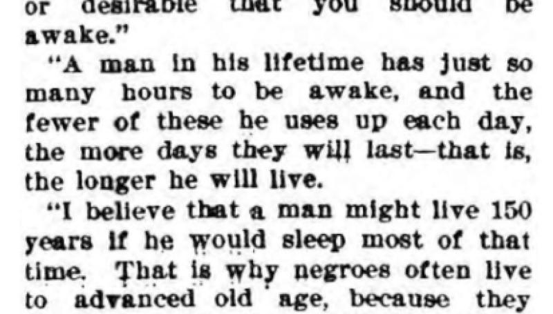 Preview of Sleep Plenty and Live Long article