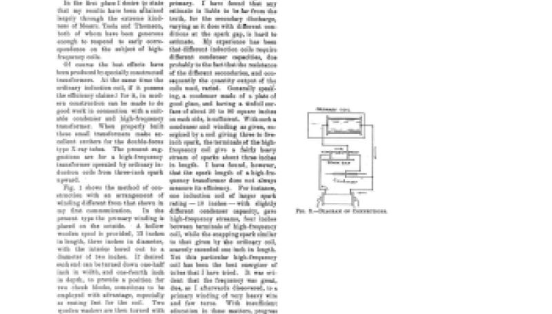 Preview of Interesting Information on Tesla Coil Experiments article