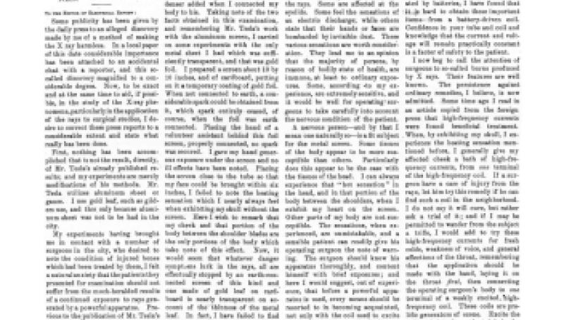 Preview of An Interesting Review of X-Ray Practice article