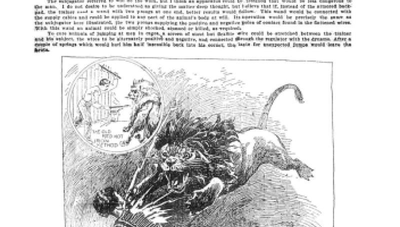 Preview of Electricity to Tame Wild Beasts - Tesla on Animal Training by Electricity article
