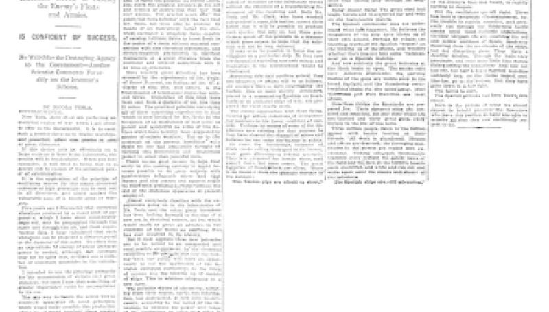 Preview of Tesla Perfecting a War Engine article