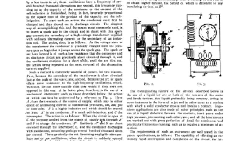 Preview of Mr. Tesla's Circuit Interrupters article