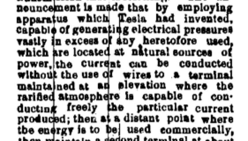 Preview of Without Use of Wires article