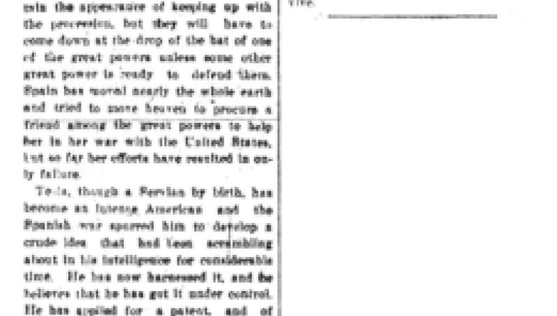 Preview of The Coming Tesla Period article