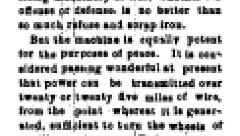 Preview of Tesla, The Great (Nov. 14, 1898) article