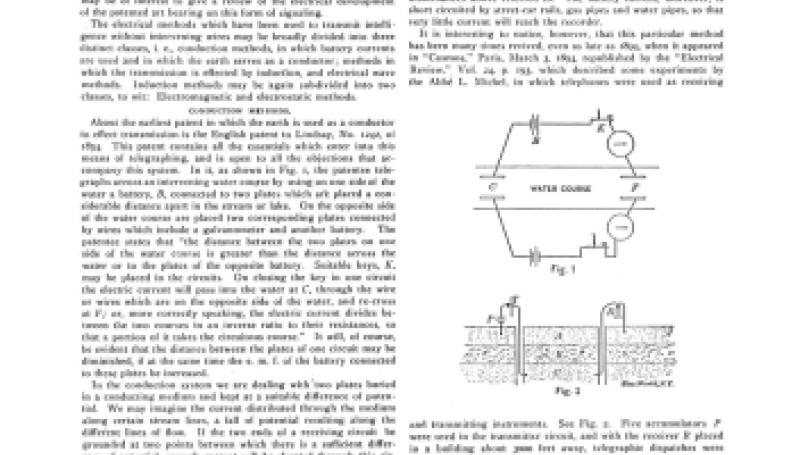 Preview of Telegraphing Without Line Wires - I article