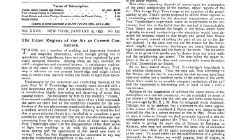 Preview of The Upper Regions of the Air as Current Conductors article