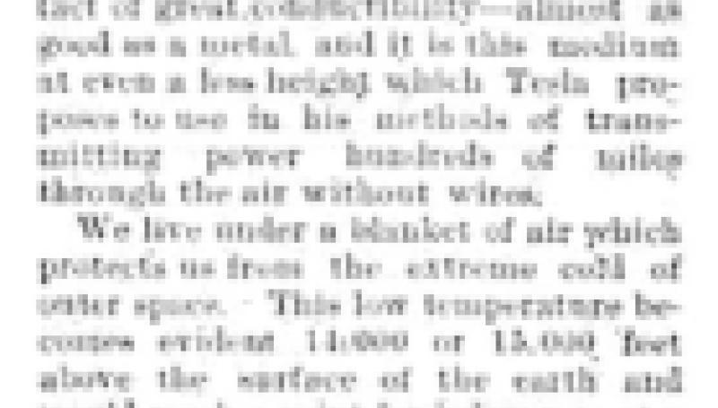 Preview of Far Above the Earth article