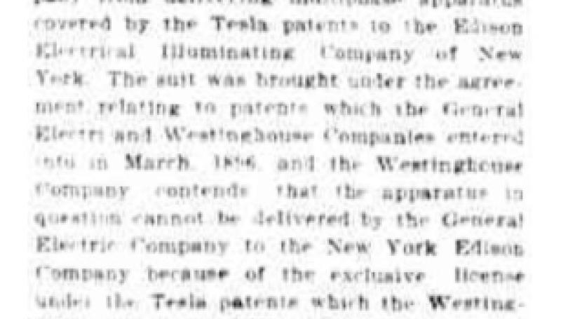 Preview of Westinghouse General Electric Litigation article