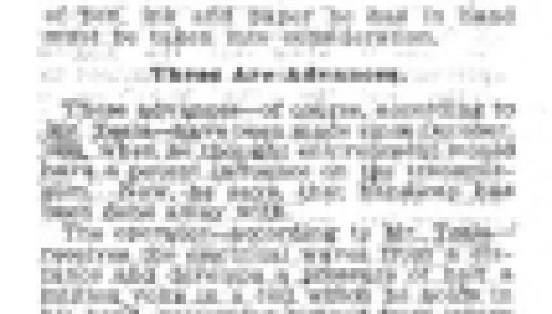 Preview of Nikola Tesla Again article