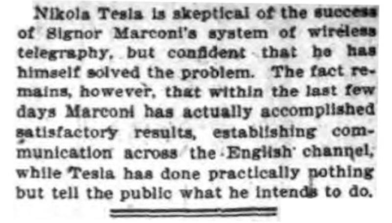 Preview of Nikola Tesla is Skeptical article