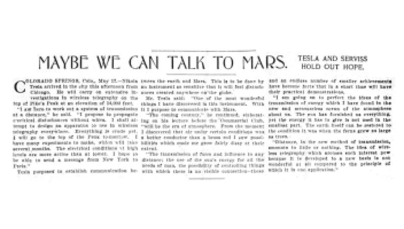 Preview of Maybe We Can Talk to Mars article