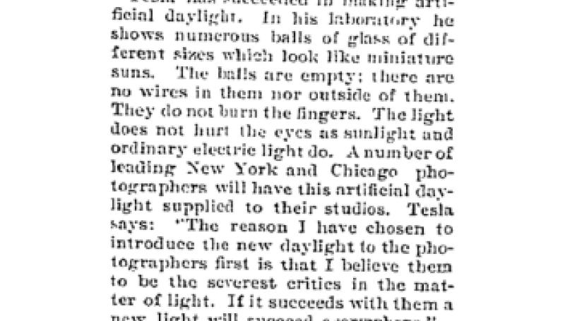 Preview of Artificial Daylight article