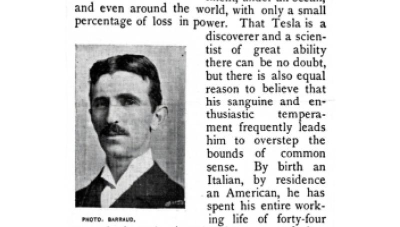 Preview of Wizard Tesla article