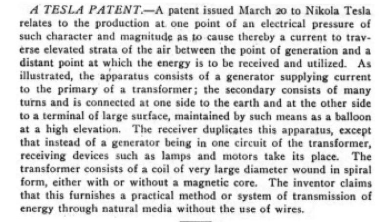 Preview of A Tesla Patent article