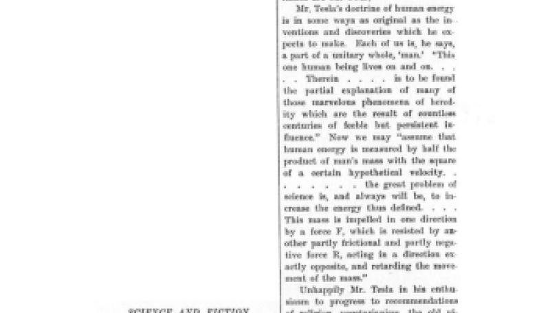 Preview of Science and Fiction article