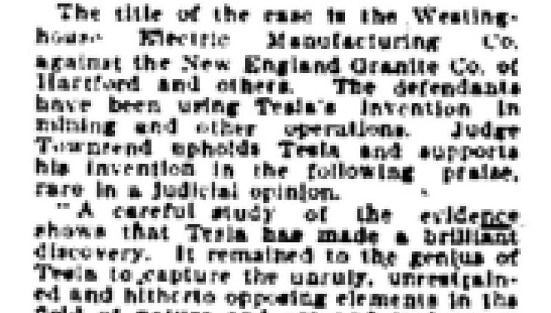 Preview of Tribute to Tesla article